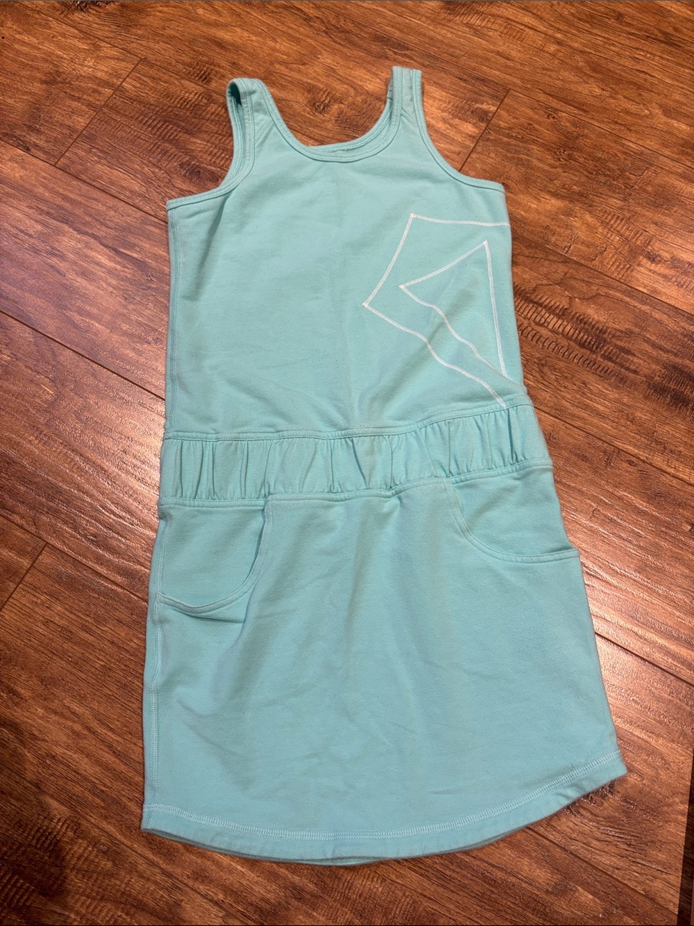 Ivivva Light Teal Tank Dress with Front Pockets